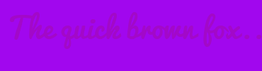 Image with Font Color A209C8 and Background Color A107EE